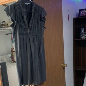 Speechless Charcoal Midi Dress